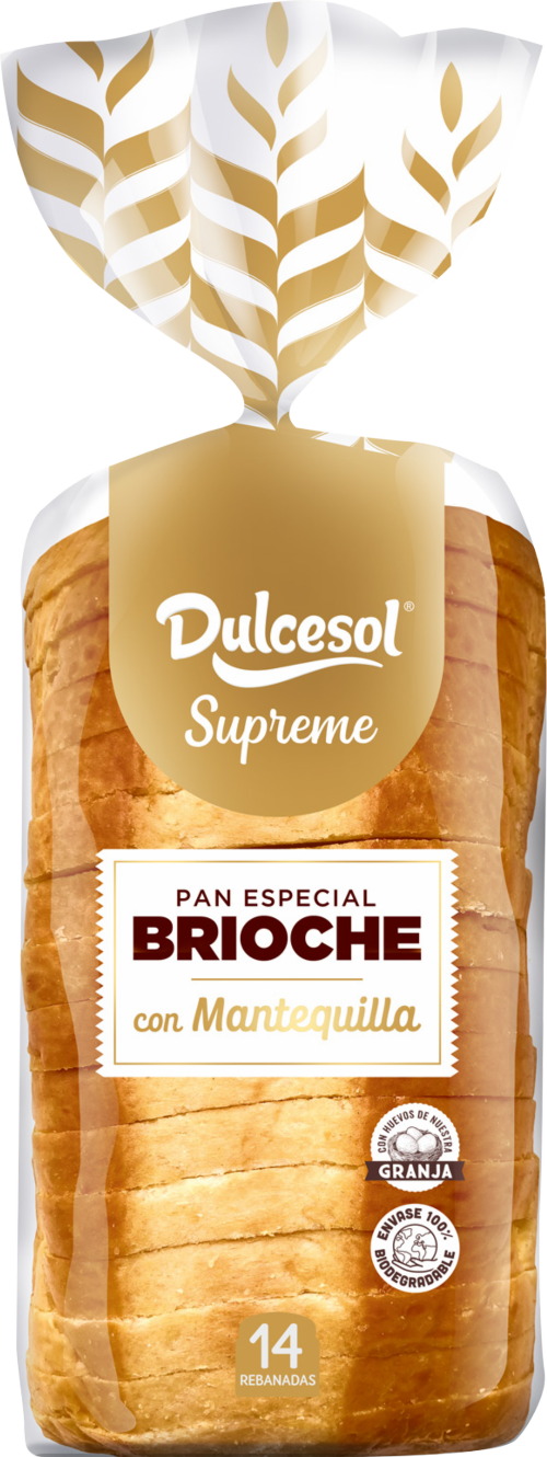 DULCESOL Sliced Bread - Brioche 450g