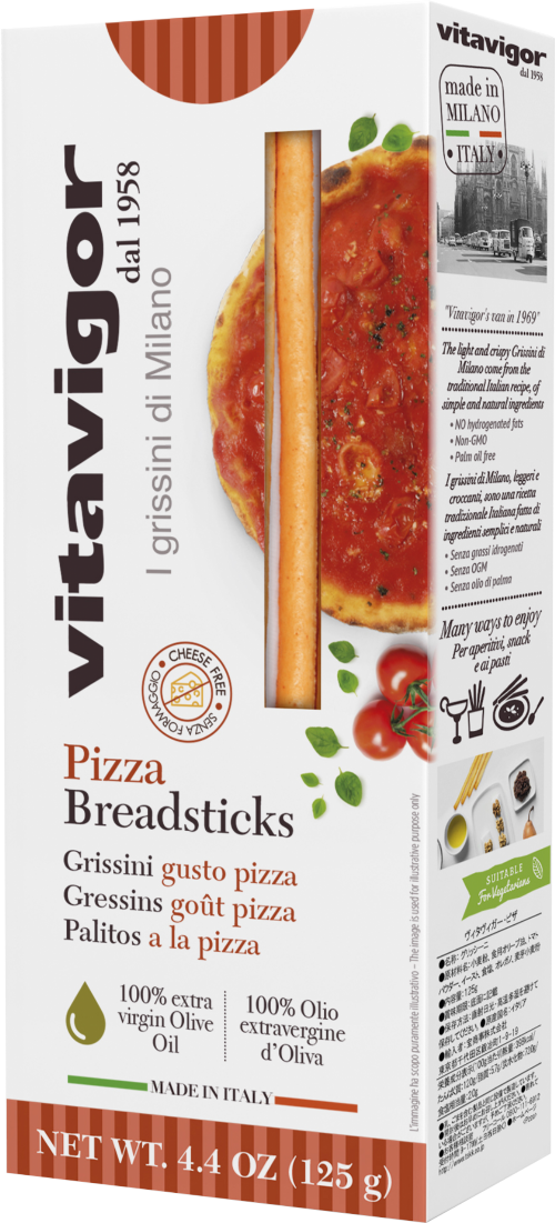 VITA VIGOR Grissini Breadsticks - Pizza 125g
