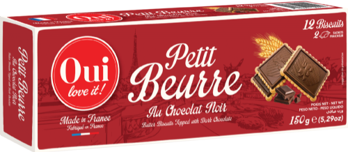 OUI LOVE IT! Petit Beurre with Dark Chocolate 150g