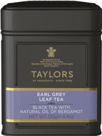 TAYLORS OF HARROGATE Earl Grey Leaf Tea - Caddy 125g