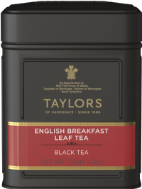 TAYLORS OF HARROGATE English Breakfast Leaf Tea - Caddy 125g
