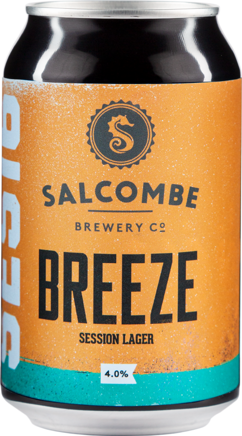 SALCOMBE BREWERY CO. Breeze Session Lager Can 4.0% ABV 33cl