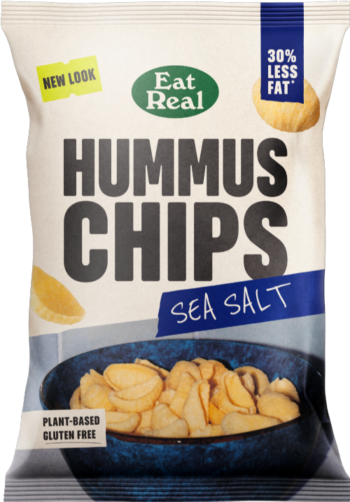 EAT REAL Hummus Chips - Sea Salt 110g
