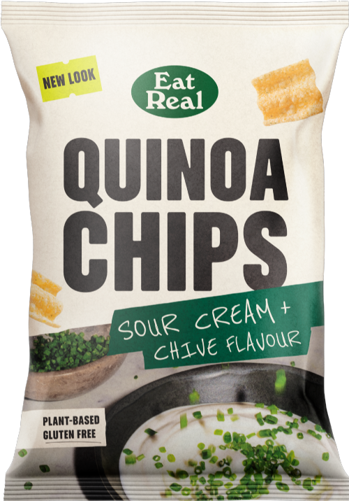 EAT REAL Quinoa Chips - Sour Cream & Chive 90g