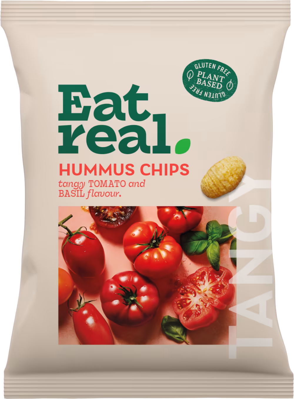 EAT REAL Hummus Chips - Tangy Tomato & Basil Flavour 110g