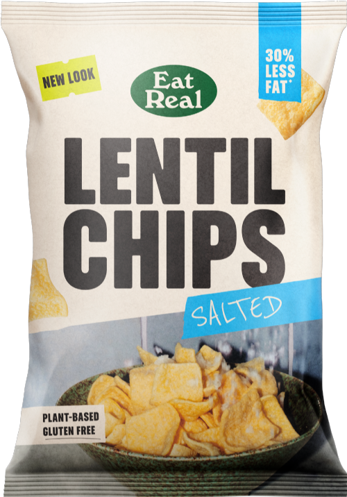 EAT REAL Lentil Chips - Salted 95g