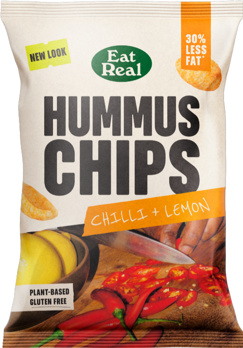 EAT REAL Hummus Chips - Chilli & Lemon 110g