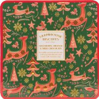 FARMHOUSE BISCUITS Cranberry, Orange & Milk Chocolate Biscuits in Winter Animals Tin 250g