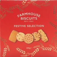 FARMHOUSE BISCUITS Red Festive Selection Box 200g