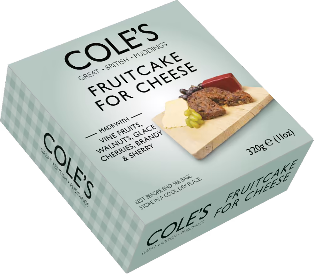COLE'S PUDDINGS Fruitcake for Cheese 320g