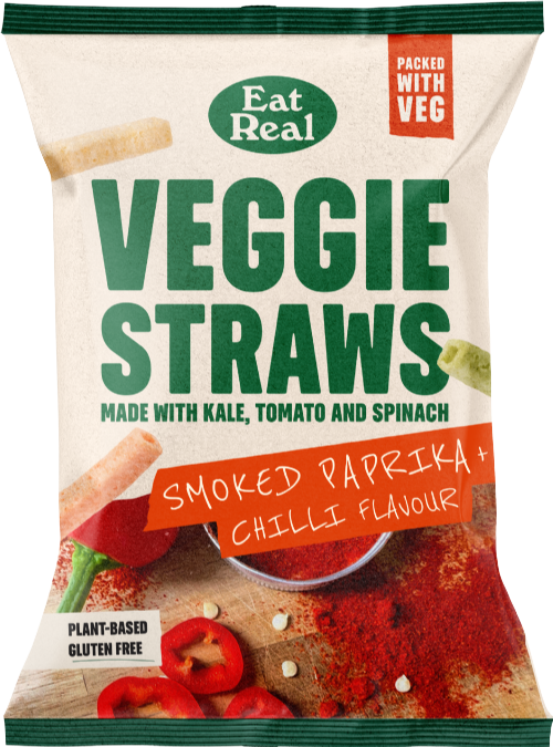EAT REAL Veggie Straws - Smoked Paprika & Chilli 110g