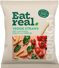 EAT REAL Veggie Straws - Mixed Kale, Tomato & Spinach 45g