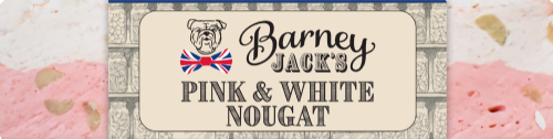 BARNEY JACK'S Pink & White Nougat 110g
