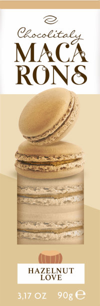 CHOCOLITALY Macarons - Hazelnut Love 90g