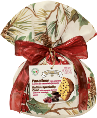 VALENTINO Panettone - Chocolate & Amarena Cherries Wrapped 1kg