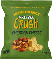 MUNCHKINGS Pretzel Crush - Cheddar Cheese 125g