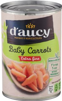 D'AUCY Baby Carrots - Extra Fine 400g