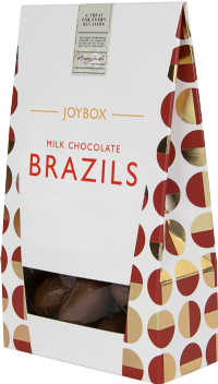 JOYBOX Milk Chocolate Brazils 150g