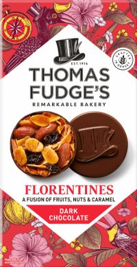 THOMAS FUDGE'S Dark Chocolate Florentines 114g