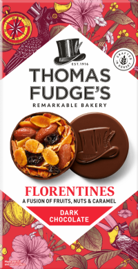 THOMAS FUDGE'S Dark Chocolate Florentines 114g