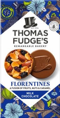 THOMAS FUDGE'S Milk Chocolate Florentines 114g