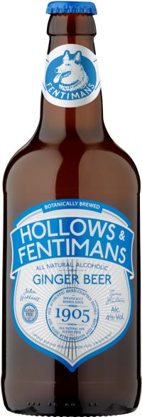 HOLLOWS & FENTIMANS Alcoholic Ginger Beer 4% ABV 500ml