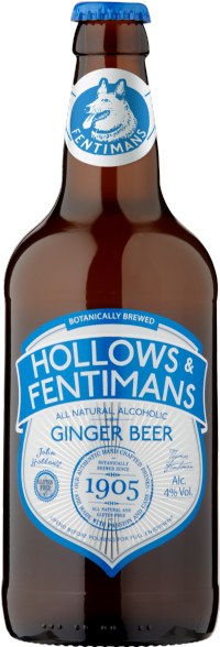 HOLLOWS & FENTIMANS Alcoholic Ginger Beer 4% ABV 500ml