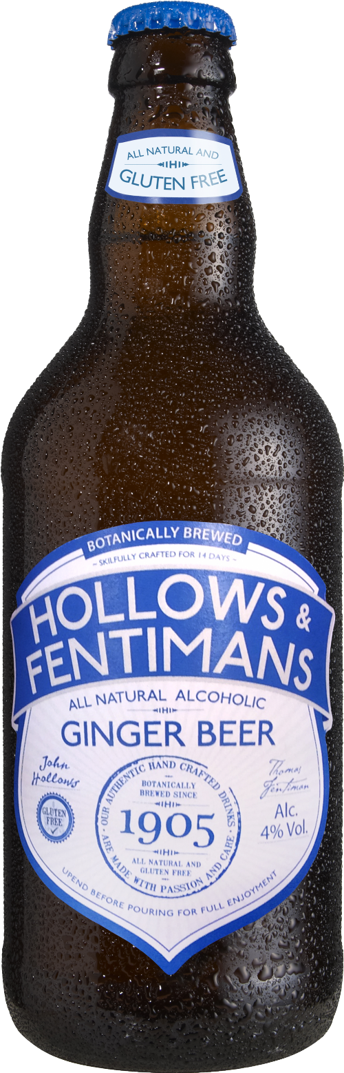 HOLLOWS & FENTIMANS Alcoholic Ginger Beer 4% ABV 500ml