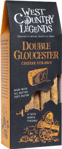 WEST COUNTRY LEGENDS Double Gloucester Cheese Straws 100g