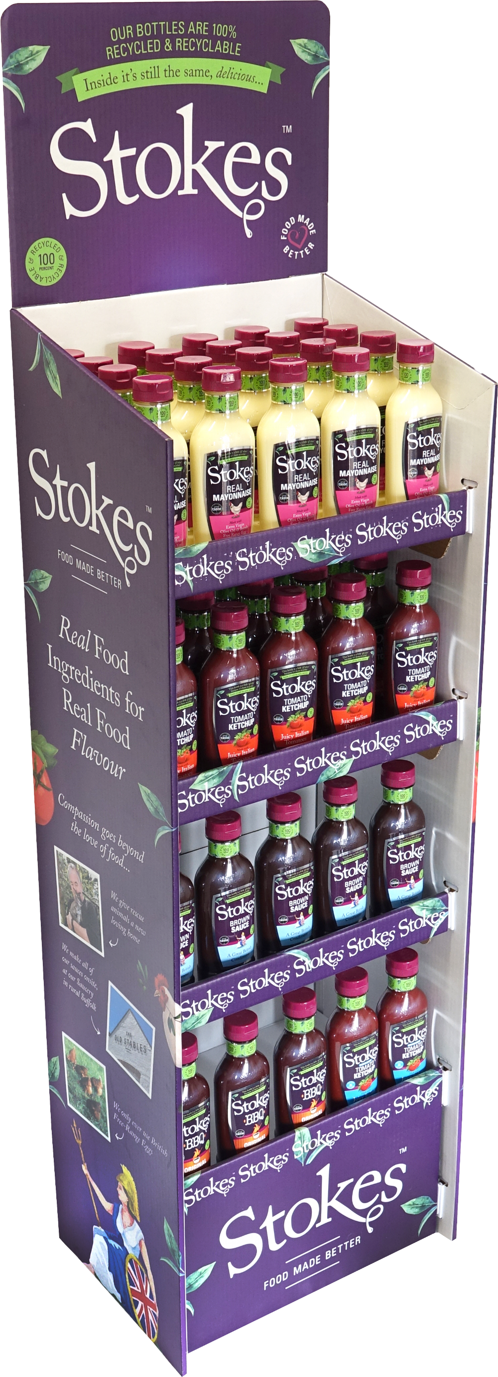 Stokes Free Standing Display Unit