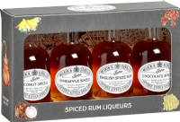 WILKIN & SONS - 'TIPTREE' Miniature Spiced Rum Liqueurs Box (4x5cl)