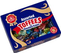 WALKER'S NONSUCH Assorted Toffees & Chocolate Éclairs Gift Box 350g