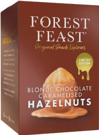 FOREST FEAST Gift Cube - Blonde Chocolate Caramelised Hazelnuts 100g