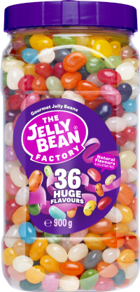 THE JELLY BEAN FACTORY 36 Huge Flavours Mix - Jar 900g