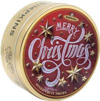 SIMPKINS Mixed Fruit Drops - Merry Christmas Star Tin 200g