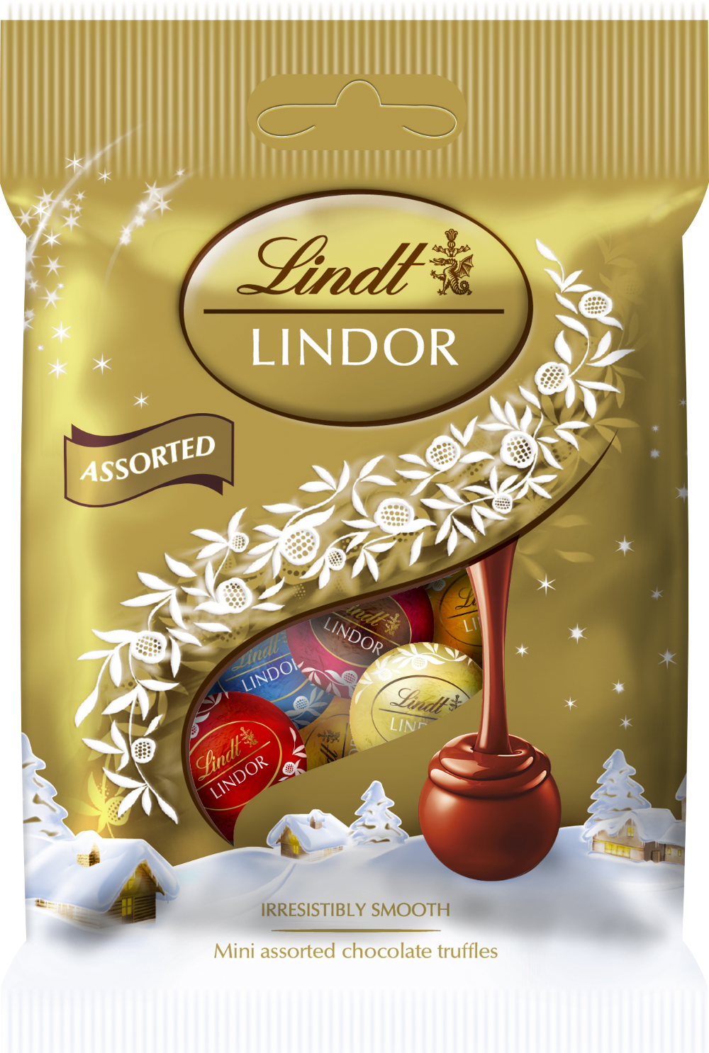 Lindt Lindor Mini Assorted Truffles Bag 80g