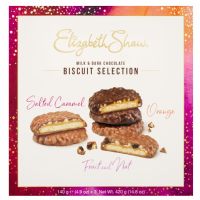 ELIZABETH SHAW Milk & Dark Chocolate Biscuit Selection 420g