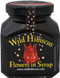 THE WILD HIBISCUS FLOWER CO. Wild Hibiscus Flowers in Syrup 250g
