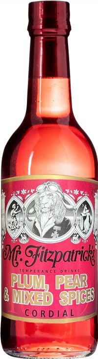 MR FITZPATRICK'S Plum, Pear & Mixed Spices Cordial 500ml