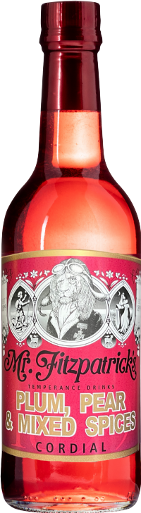 MR FITZPATRICK'S Plum, Pear & Mixed Spices Cordial 500ml