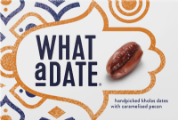 WHAT A DATE Kholas Dates with Caramelised Pecan 180g