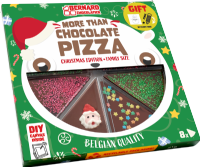 BERNARD CHOCOLATIER Chocolate Pizza - Christmas Edition 105g