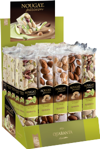 QUARANTA Soft Nougat Bars - Nut Selection 100g