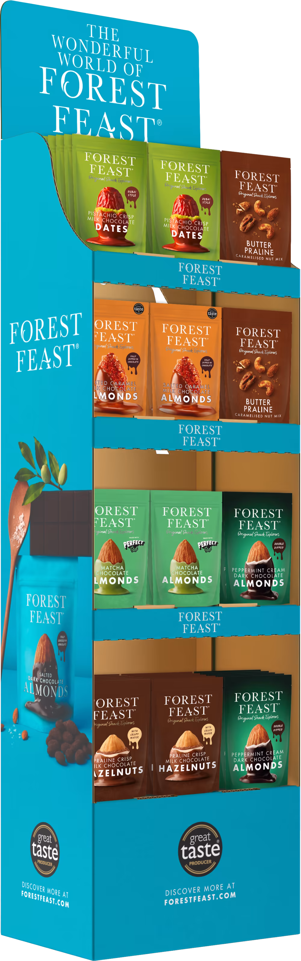 FOREST FEAST Floor Standing Display Unit