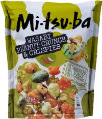 MITSUBA Wasabi Peanut Crunch & Crispies 100g