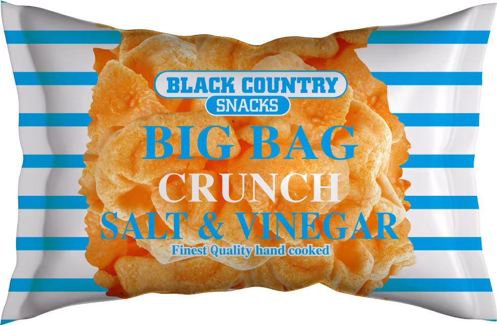 BLACK COUNTRY SNACKS Big Bag Pork Crunch - Salt & Vinegar 80g