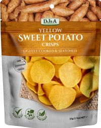 DJ&A Yellow Sweet Potato Crisps 55g