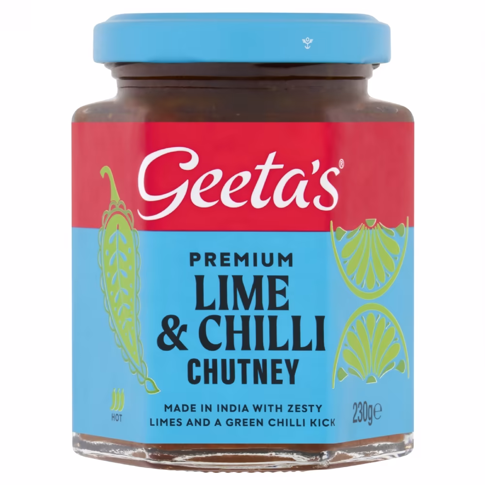 GEETA'S Premium Lime & Chilli Chutney 230g