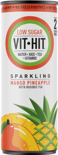 VITHIT Sparkling Mango Pineapple with Rooibos Tea 330ml