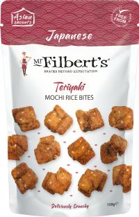 MR FILBERT'S Teriyaki Mochi Rice Bites 150g